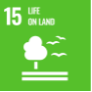 Life on Land sustainability goal icon